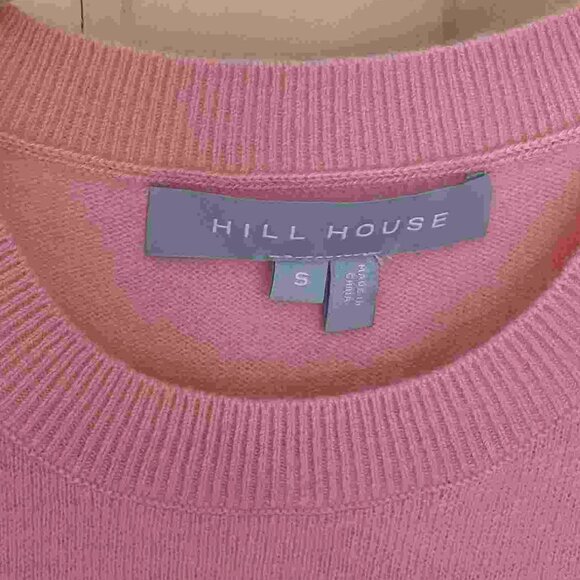 Hill House Audrey Sweater Shell | Pink Merino Wool - Picture 2 of 4